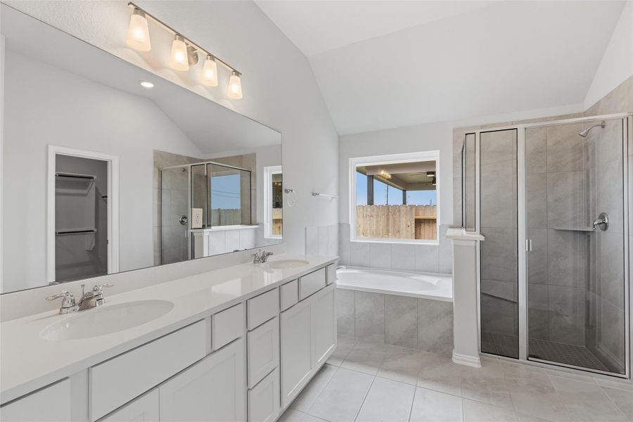 Furnished interior view inside a new home in Brookewater, Rosenberg (Image 6).