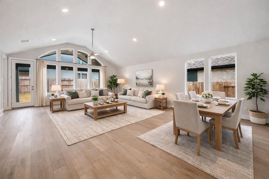 *Virtually Staged Family Room and Dining*