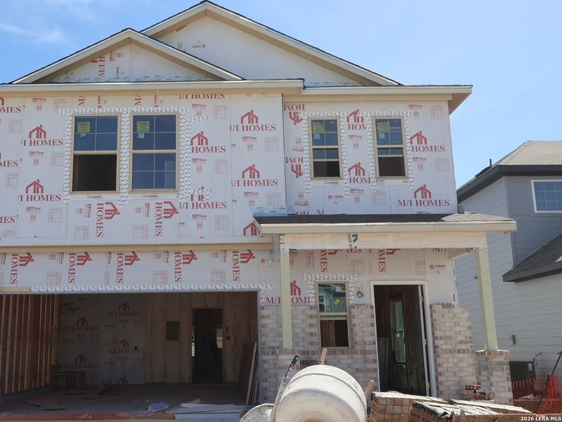 In-progress construction of a new home in Meadows at Clear Springs, New Braunfels, TX (Image 28).