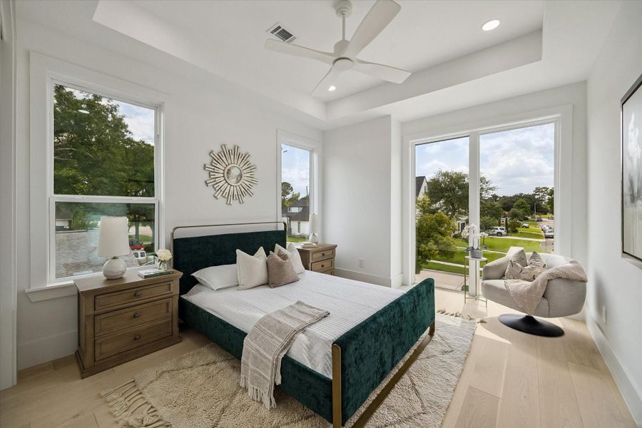 Furnished interior view inside a new home in , Houston (Image 22).