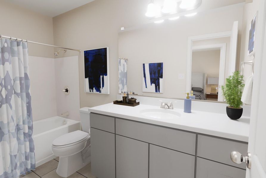 Bathroom | Acadia | Spring Valley | New Homes In Longmont, CO By Landsea Homes