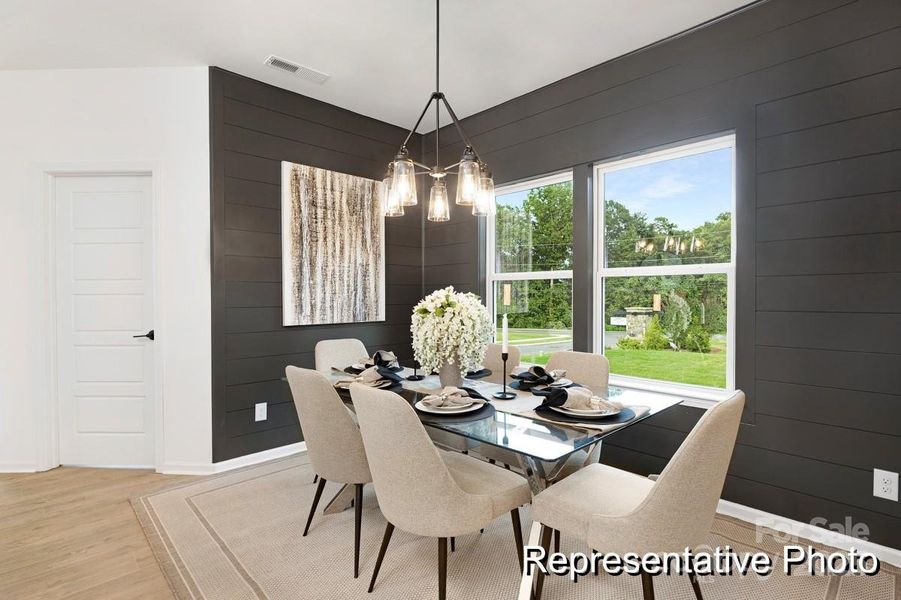 Furnished interior view inside a new home in Mooreland Oaks, Mount Holly (Image 10).