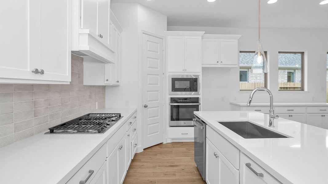 Furnished interior view inside a new home in The Woodlands Hills, Willis (Image 7).