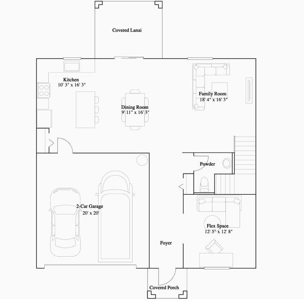 2D floor plan layout of this home in , Fort Pierce, FL (Image 3). 2D floor plan layout of this home in , Fort Pierce, FL (Image 3).