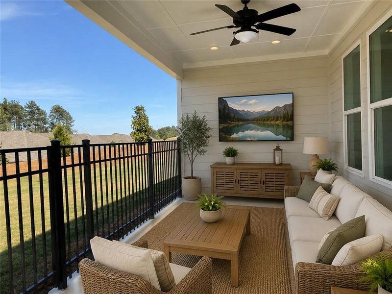 Exterior details and patio area of a home in , Hiram (Image 25). Exterior details and patio area of a home in , Hiram (Image 25).