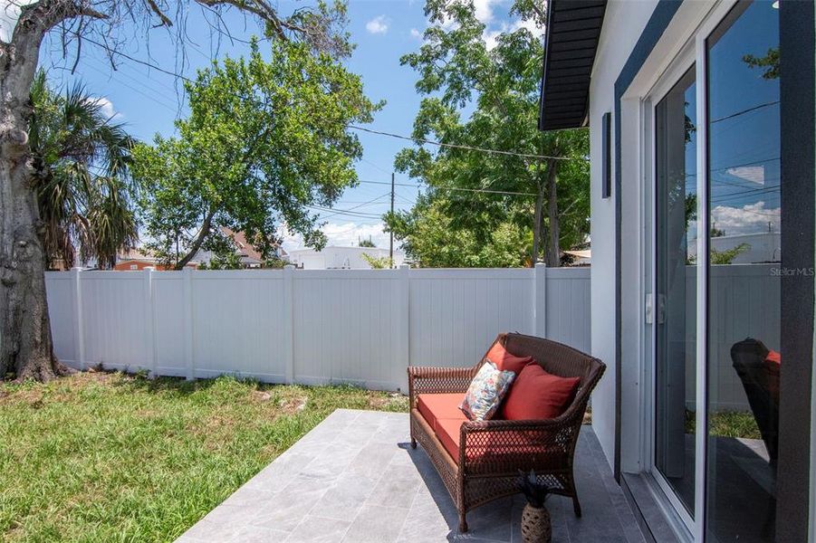 Exterior details and patio area of a home in , Gulfport (Image 27). Exterior details and patio area of a home in , Gulfport (Image 27).