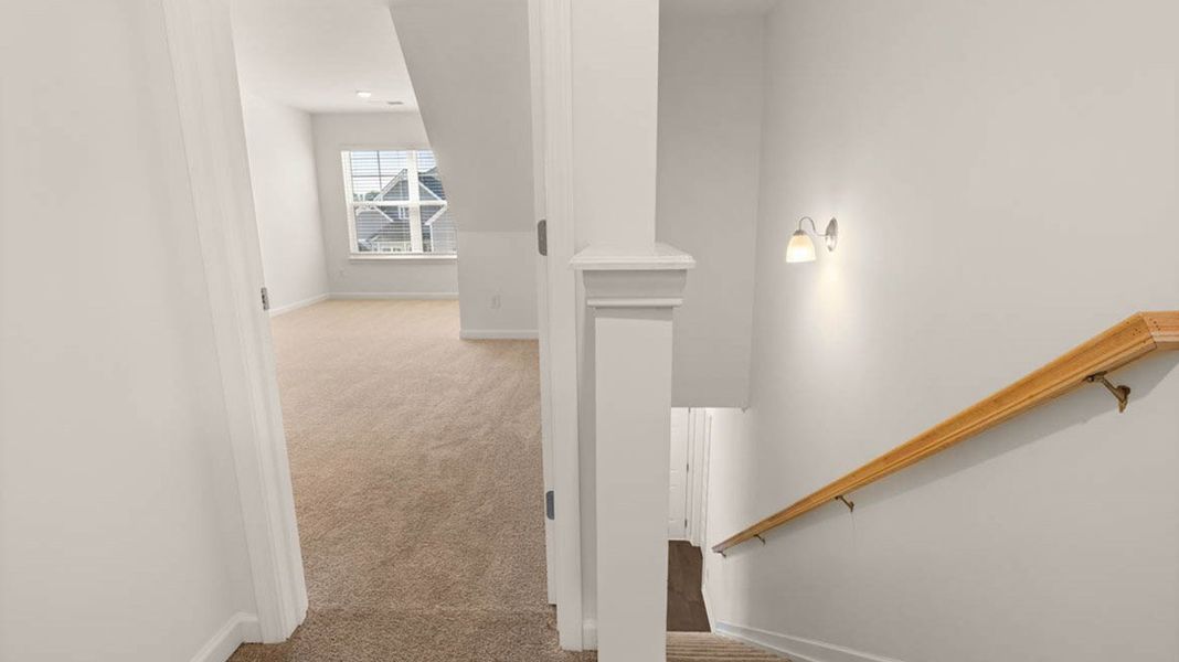 Spacious, unfurnished interior of a new home in The Gates at Pates Creek, Hampton (Image 32).