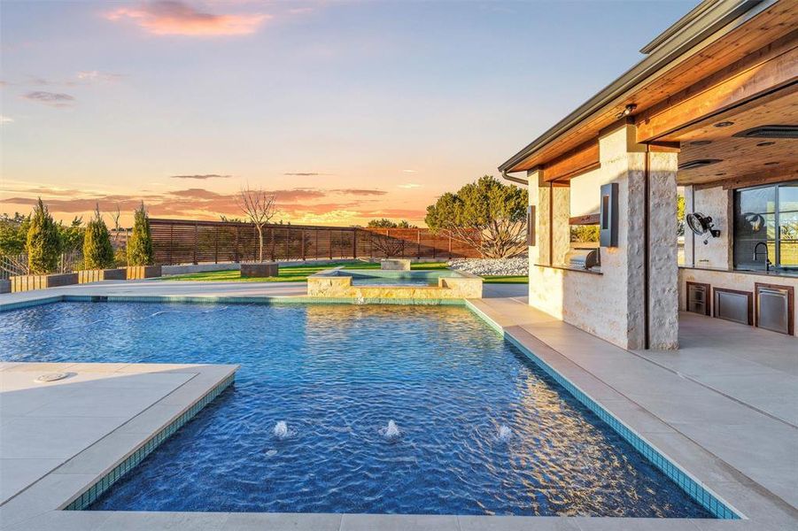 Exterior details and patio area of a home in , Cresson (Image 23).