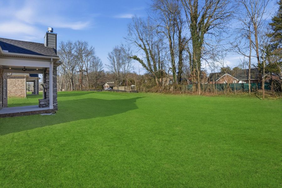Exterior details and patio area of a home in Sagewood, Tullahoma (Image 24).