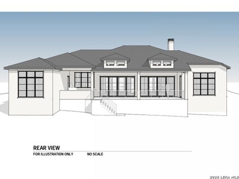 Exterior rendering of this home design in , San Antonio, TX (Image 5).