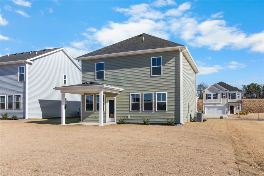 Exterior details and patio area of a home in Windsor, North Augusta (Image 23).