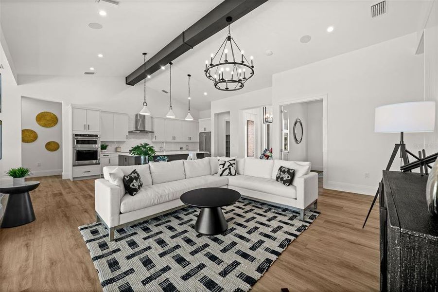 Furnished interior view inside a new home in , Punta Gorda (Image 32). Furnished interior view inside a new home in , Punta Gorda (Image 32).