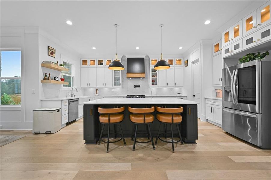 Furnished interior view inside a new home in , Buford (Image 40).