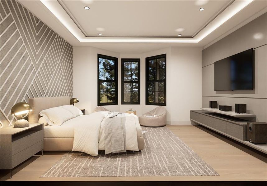 Furnished interior view inside a new home in , Fairburn (Image 14).