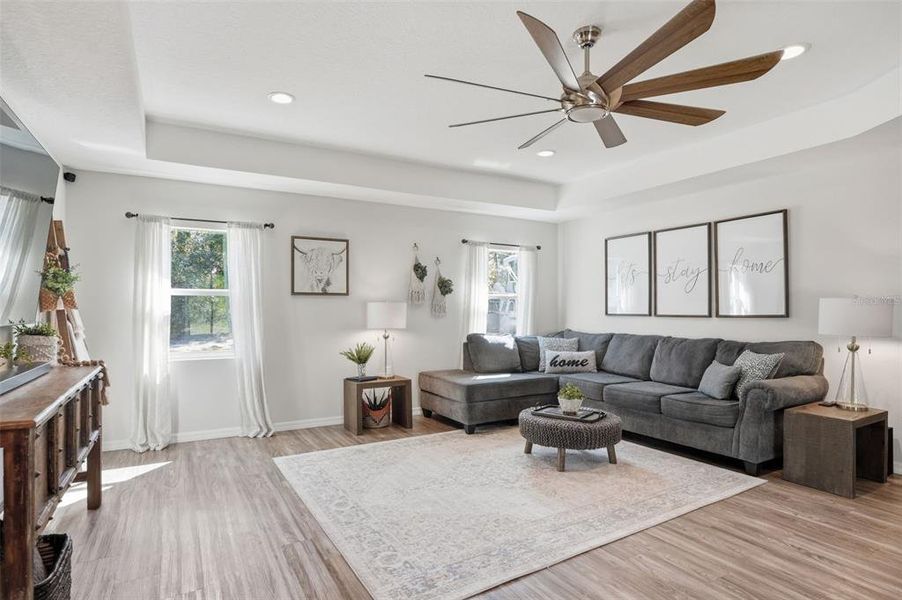 Furnished interior view inside a new home in , Weeki Wachee (Image 31).