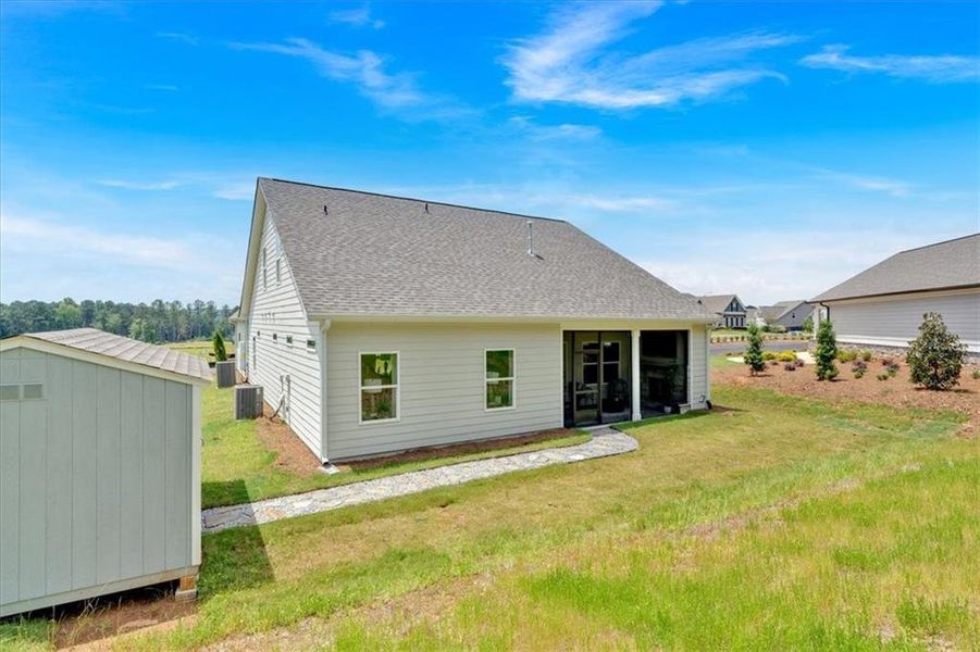 Exterior details and patio area of a home in , Villa Rica (Image 22).