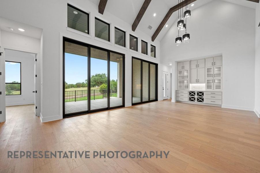 Spacious, unfurnished interior of a new home in Parkside On The River: 70ft. lots, Georgetown (Image 18). Spacious, unfurnished interior of a new home in Parkside On The River: 70ft. lots, Georgetown (Image 18).