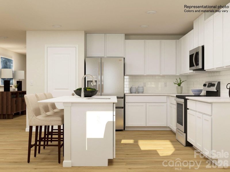 Furnished interior view inside a new home in Bakers Creek, Kannapolis (Image 3).