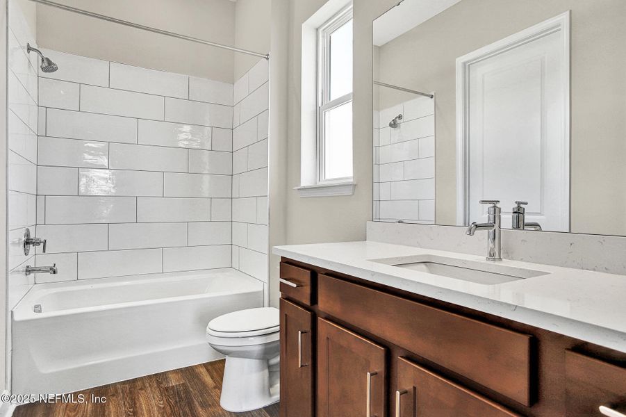 Furnished interior view inside a new home in Reverie at Silverleaf, St. Augustine (Image 3). Furnished interior view inside a new home in Reverie at Silverleaf, St. Augustine (Image 3).