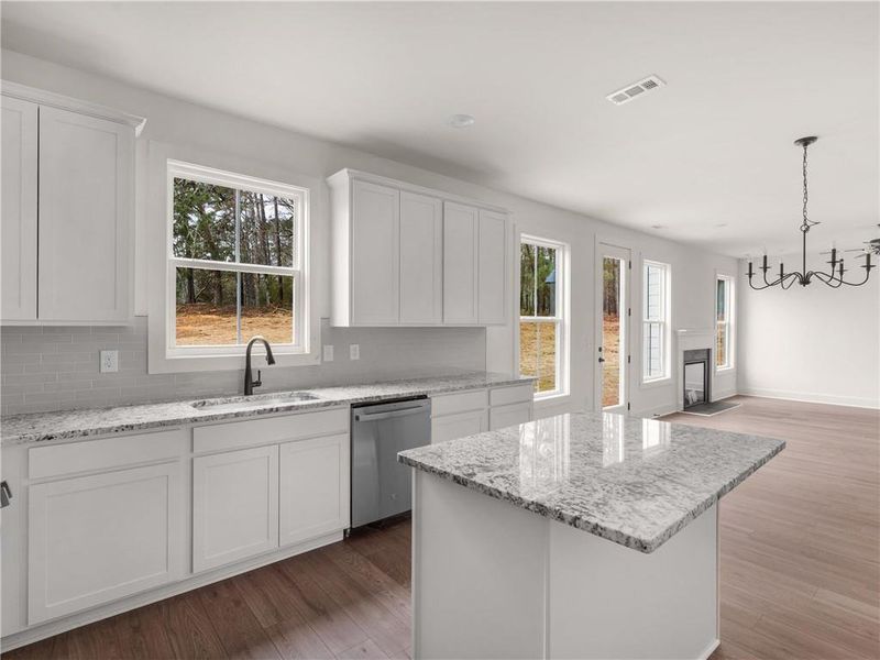 Furnished interior view inside a new home in , Mansfield (Image 9).