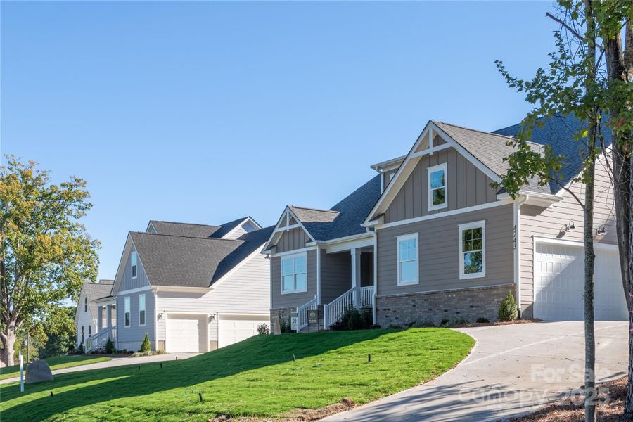 Front exterior of a new home in , Sherrills Ford, NC, highlighting curb appeal (Image 16). Front exterior of a new home in , Sherrills Ford, NC, highlighting curb appeal (Image 16).