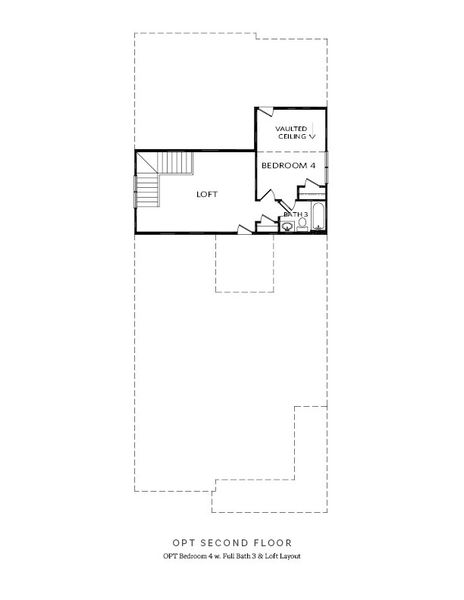 OPT 2nd Floor - Bed/Bath Layout OPT 2nd Floor - Bed/Bath Layout