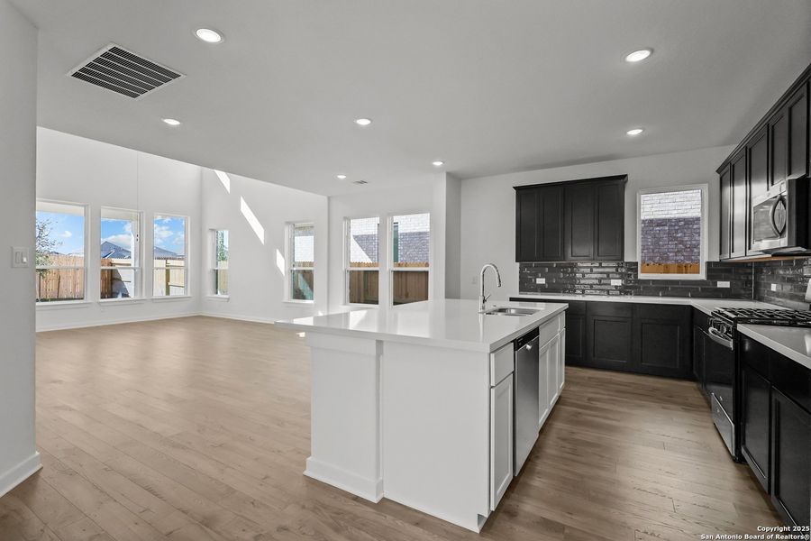 Furnished interior view inside a new home in Stillwater Ranch, San Antonio (Image 8). Furnished interior view inside a new home in Stillwater Ranch, San Antonio (Image 8).