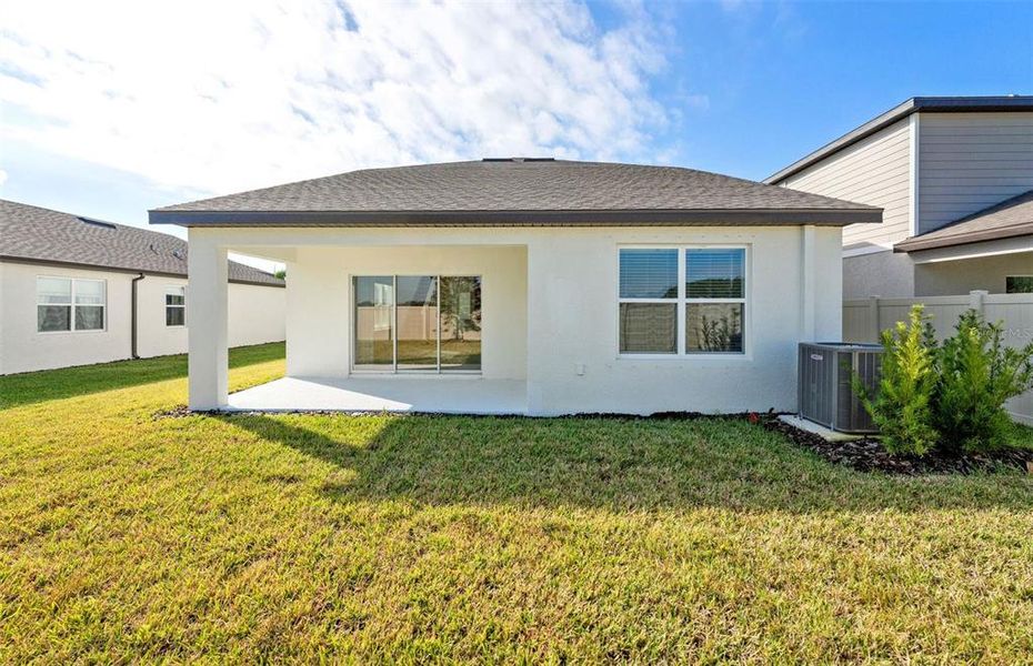 Exterior details and patio area of a home in Spencer Glen, Riverview (Image 3).