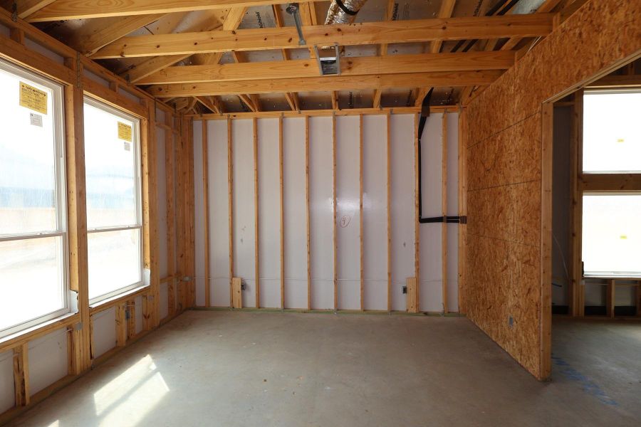 In-progress construction of a new home in Dunham Pointe, Cypress, TX (Image 12).