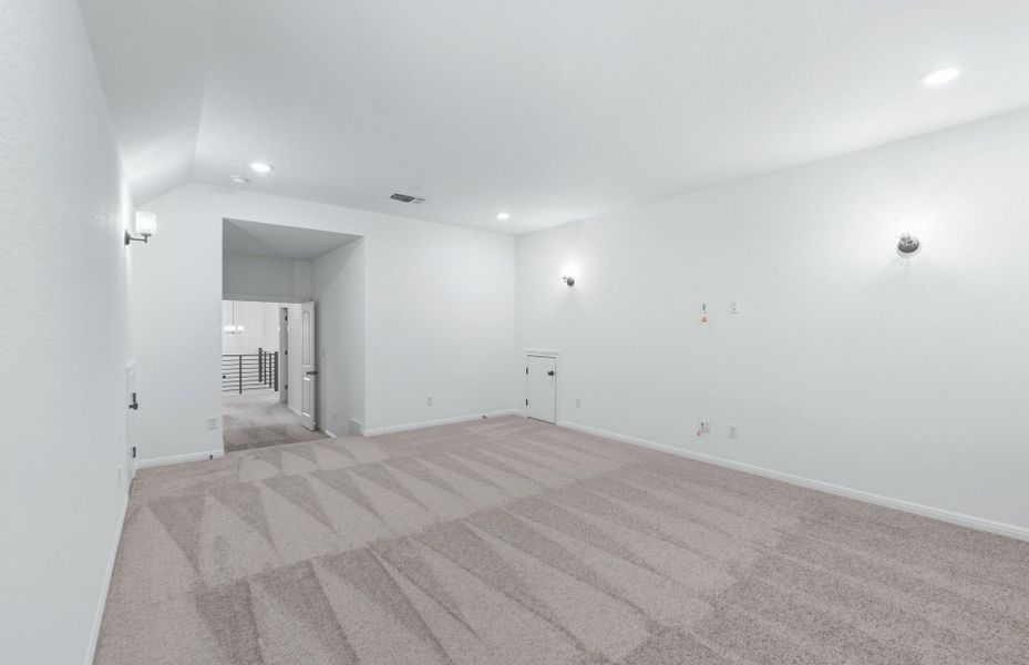 Spacious, unfurnished interior of a new home in Saddleback at Santa Rita Ranch, Liberty Hill (Image 33). Spacious, unfurnished interior of a new home in Saddleback at Santa Rita Ranch, Liberty Hill (Image 33).