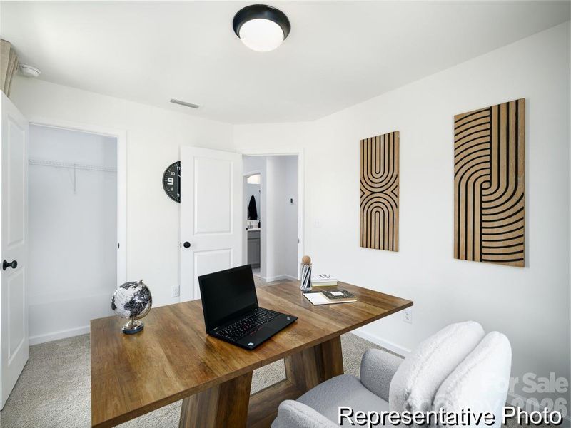 Furnished interior view inside a new home in , Charlotte (Image 28).