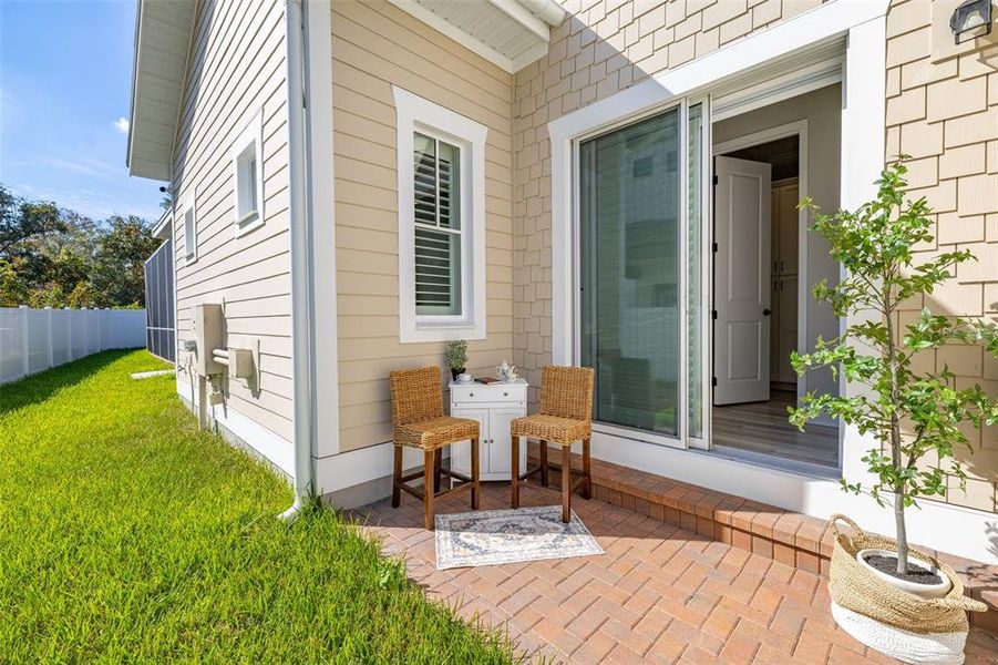 Exterior details and patio area of a home in , Celebration (Image 30).
