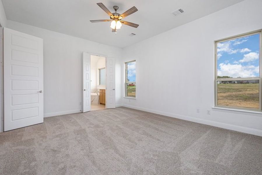 Representative unfurnished interior of a home built from the The Elm by Sumeer Homes in Stone Henge II, Sanger (Image 21). Representative unfurnished interior of a home built from the The Elm by Sumeer Homes in Stone Henge II, Sanger (Image 21).