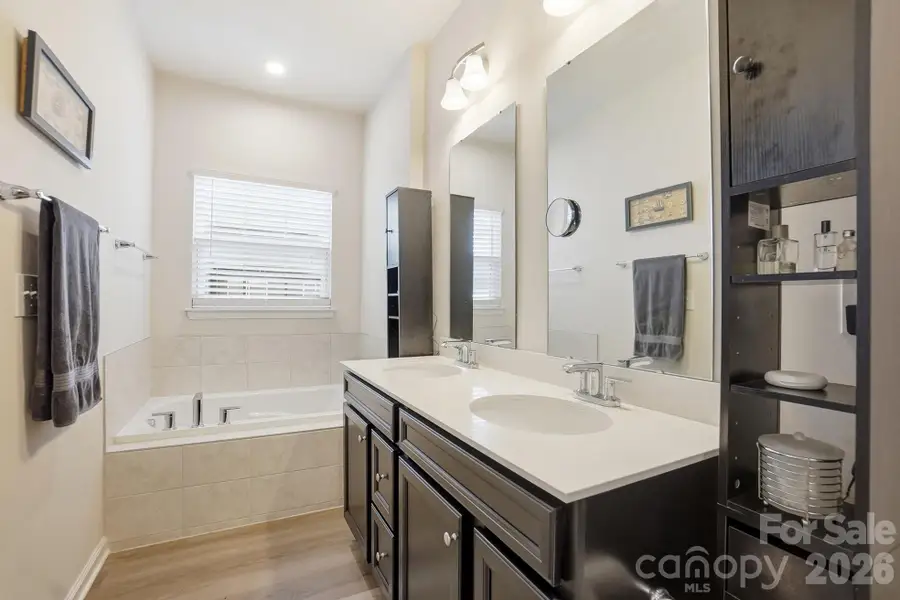 Furnished interior view inside a new home in Stone Creek Townhomes, Matthews (Image 5).