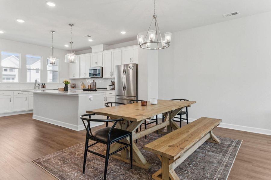Furnished interior view inside a new home in , Summerville (Image 10).