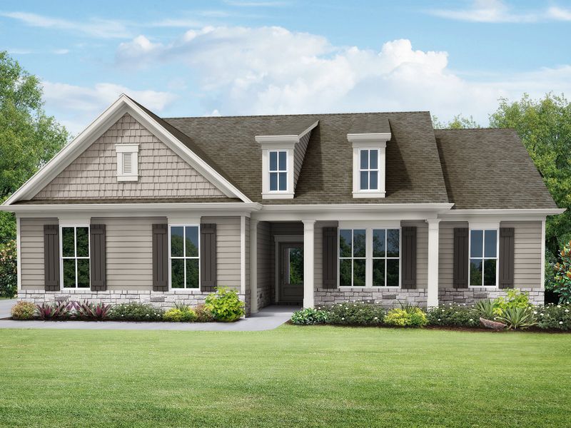 Representative exterior photo of a completed home built from the The Maplewood by My Home Communities in Legends at Old Monroe, Monroe, GA (Image 7).