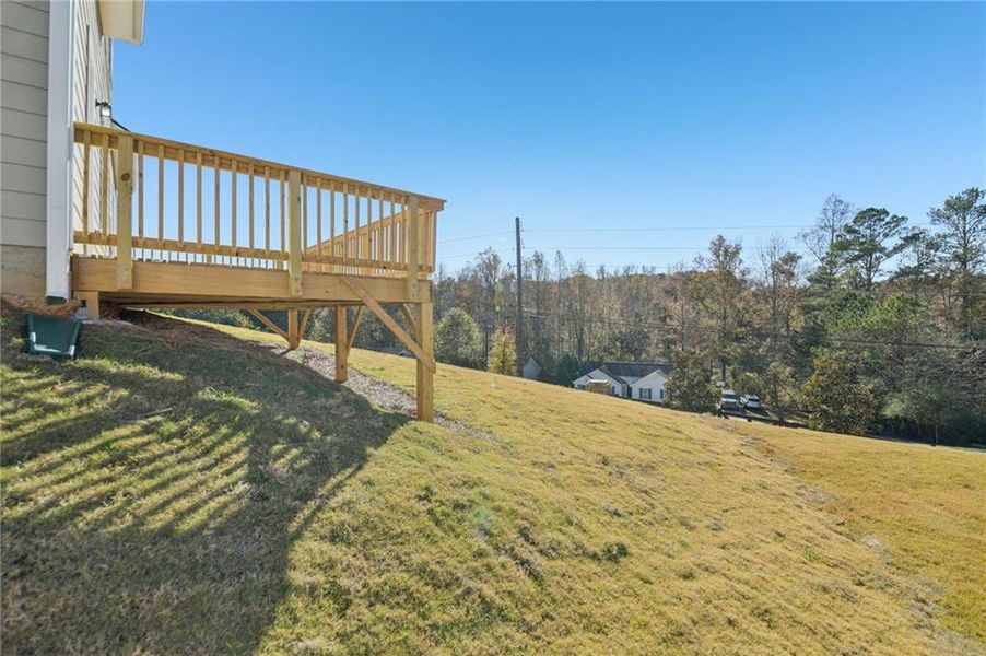 Exterior details and patio area of a home in Chapel Hill, Newnan (Image 31). Exterior details and patio area of a home in Chapel Hill, Newnan (Image 31).