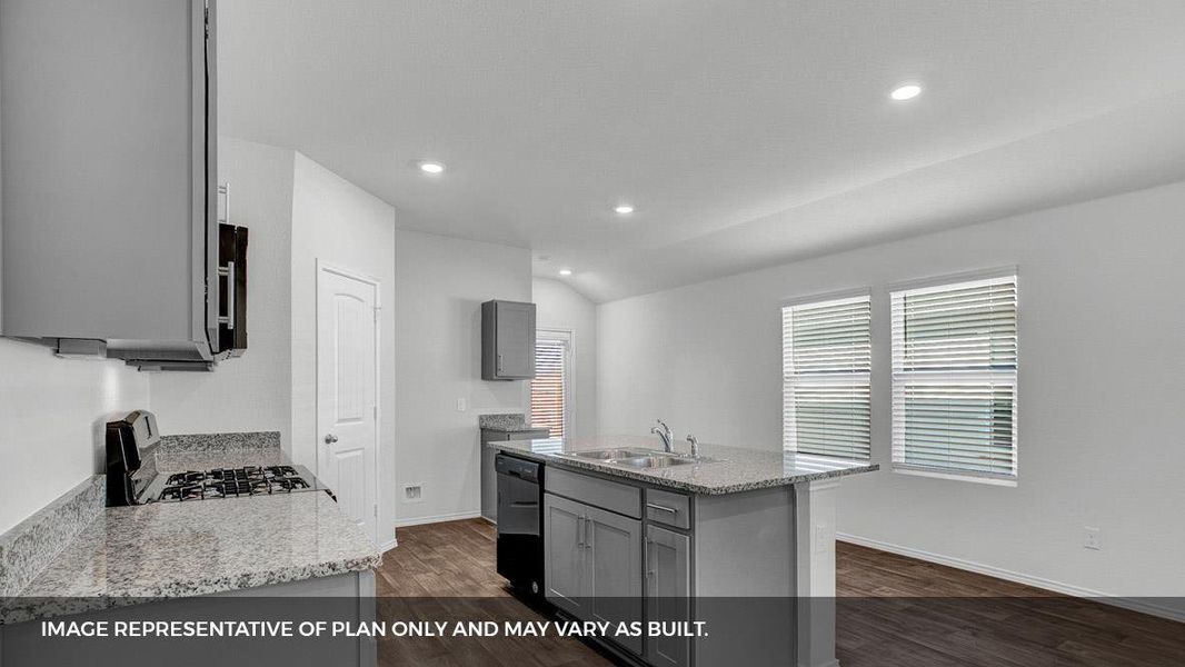 Furnished interior view inside a new home in Southgrove, Kyle (Image 5).