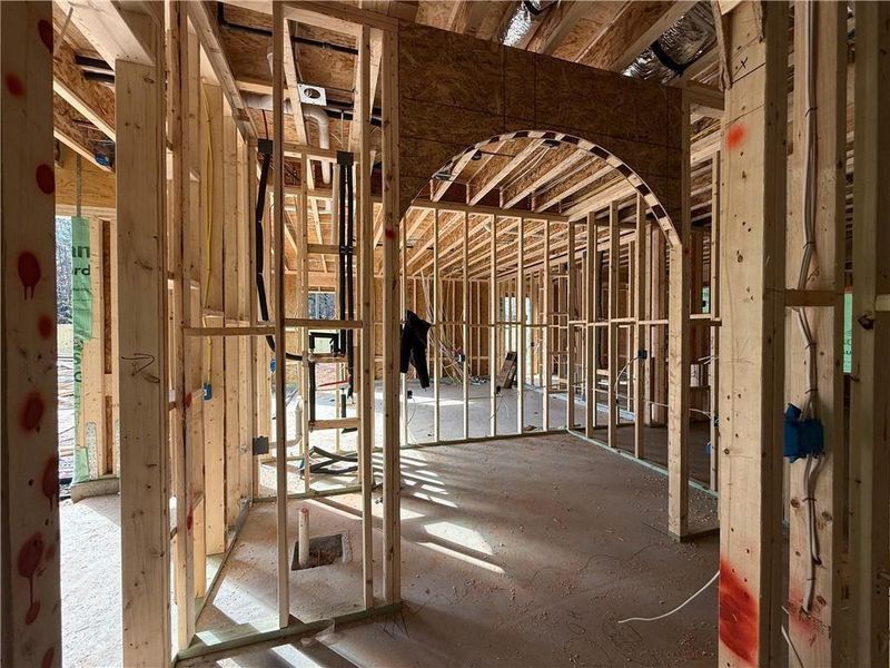 In-progress construction of a new home in , Lawrenceville, GA (Image 41).