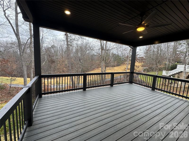 Exterior details and patio area of a home in , Hickory (Image 4).