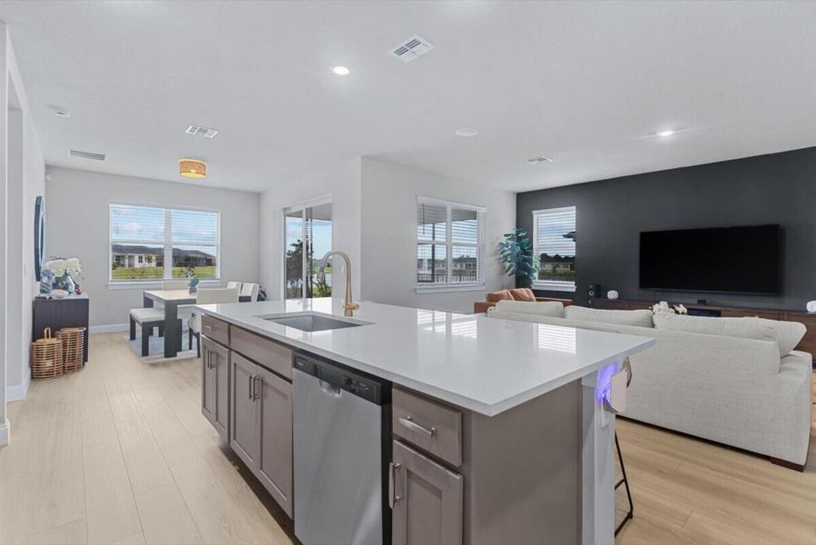Furnished interior view inside a new home in Azalea, Port St. Lucie (Image 19).