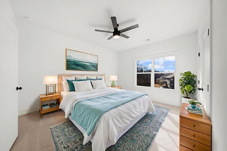 Furnished interior view inside a new home in , Canton (Image 19).