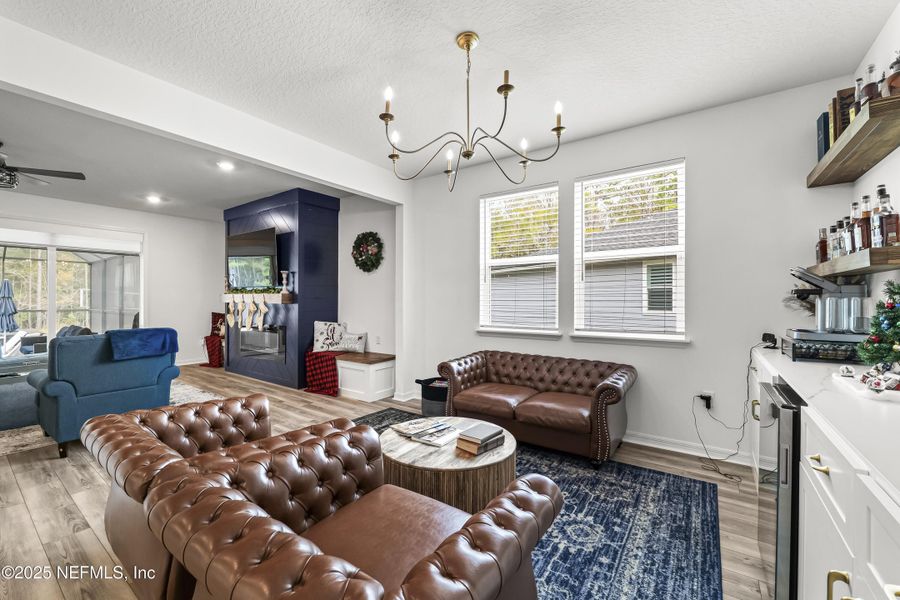 Furnished interior view inside a new home in , St. Augustine (Image 43).