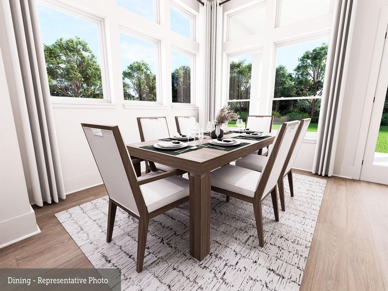 EXAMPLE PHOTO: Imagine entertaining friends and family in this Dining area surrounded by windows! EXAMPLE PHOTO: Imagine entertaining friends and family in this Dining area surrounded by windows!