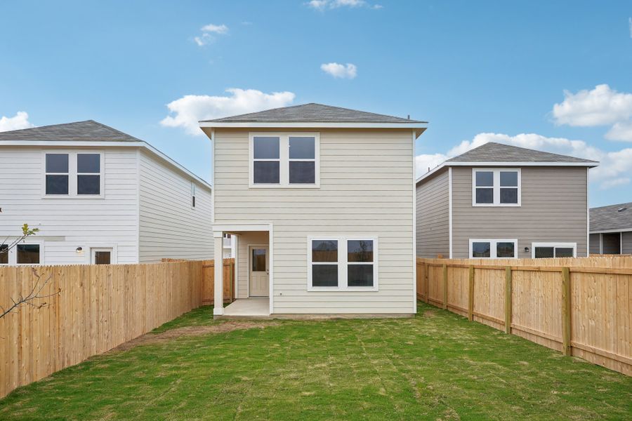 Representative exterior details of a home built from the Barnard by Starlight Homes in The Wilder, Adkins (Image 3).