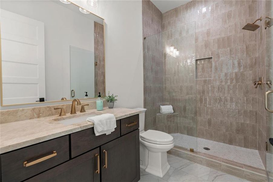 Furnished interior view inside a new home in , Canton (Image 64).