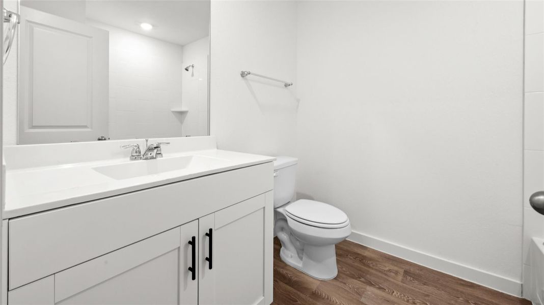 Furnished interior view inside a new home in Emberly, Beasley (Image 8).