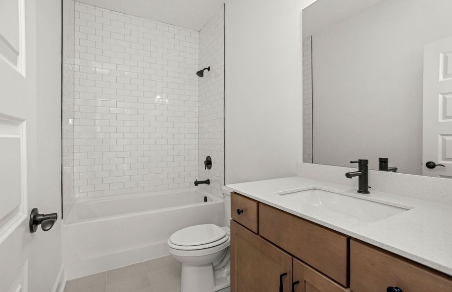 Furnished interior view inside a new home in Durham Farms, Hendersonville (Image 49).