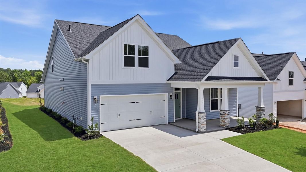 Memorable first impression with elegant exterior design and exceptional materials by the reputable DRB Homes Memorable first impression with elegant exterior design and exceptional materials by the reputable DRB Homes
