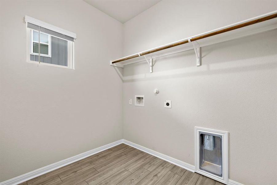 Laundry Room with window